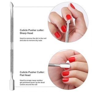 Cuticle Trimmer with Cuticle Pusher and Cutter